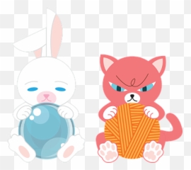 Free Grumpy Mean Vectors - Gambar Kucing Dan Kelinci Kartun Emoji