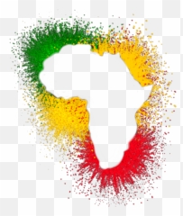 Africa Dubrootsgirlcreation Afrique Vertjaunerouge Rast - Illustration Emoji