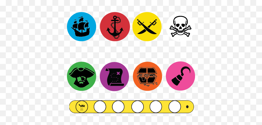 Pirate Bracelet System - Clip Art Emoji,Pirate Emoji Text