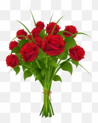 Transparent Rose Bouqet Red Clipart Png - Transparent Background Flower Bouquet Png Emoji,Bouquet Emoji