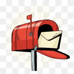 Cartoon Transparent Mailbox Clipart - Happy World Post Day 2020 Emoji,Mailbox Emoji