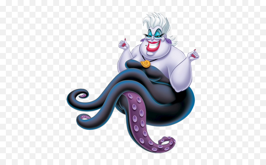 Ursula Transparent - Ursula Little Mermaid Cast Emoji,Little Mermaid Emoji