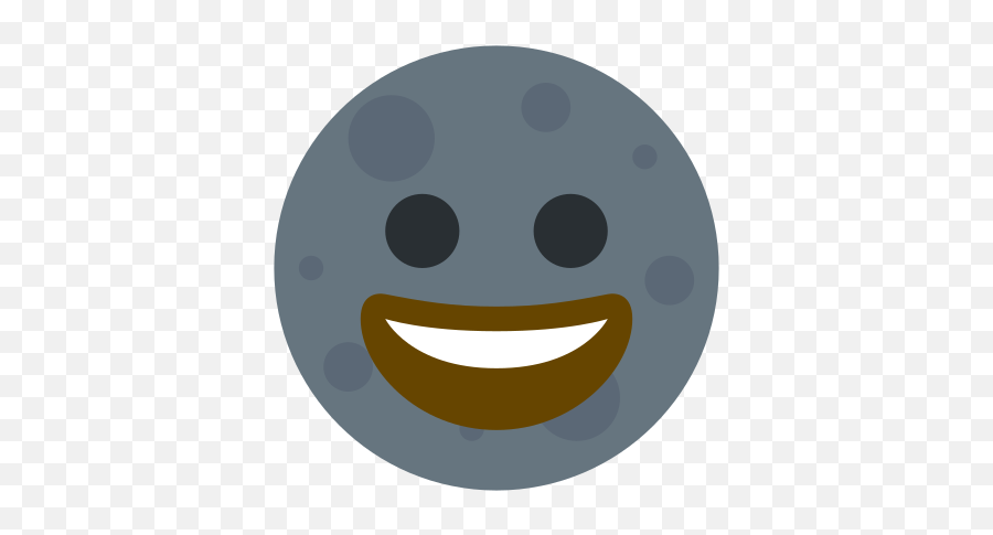 Emoji Remix On Twitter New Moon With Face Smile - Happy,Smileemoji