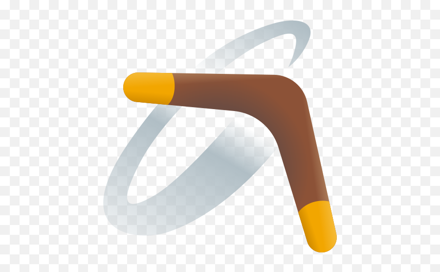 Boomerang Emoji - Emoji Bumerangue,Boomerang Emoji
