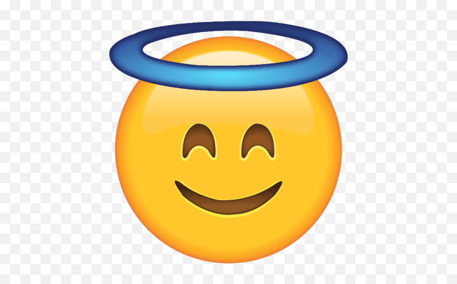 Emoji Meanings And What Does This Emoji Mean - Smiling Face With Halo Emoji,Smirk Emoji