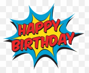 Superhero Birthday Clipart - Superman Emoji