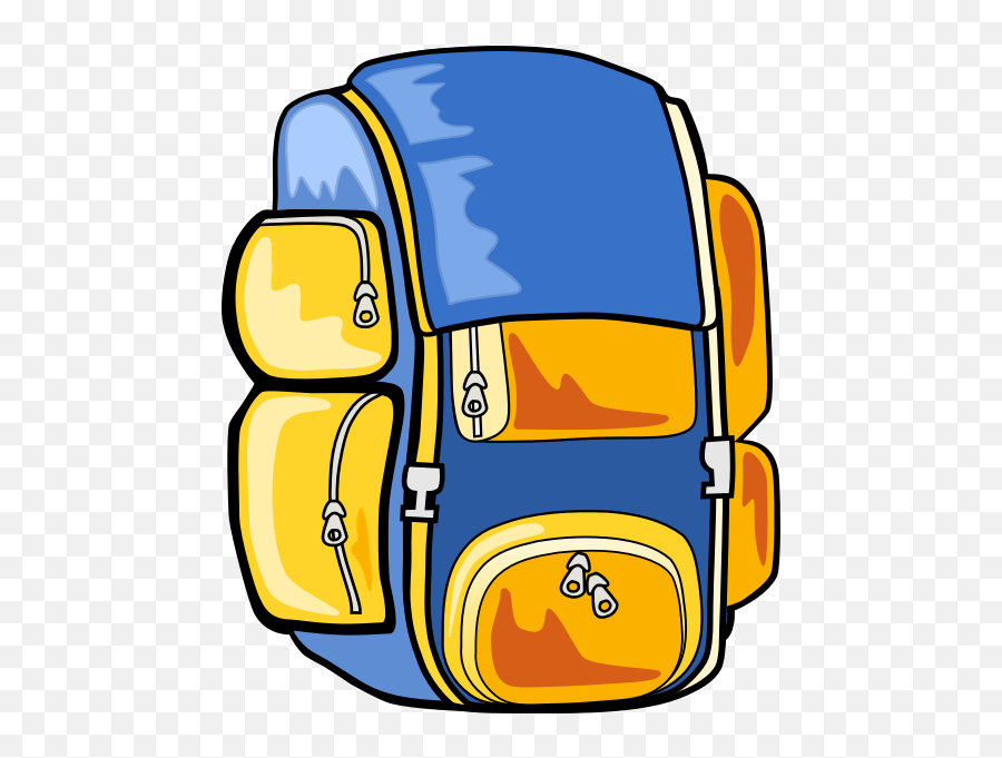 Rucksack Vector Image - Backpack Clip Art Emoji,Emoji Backpacks For School