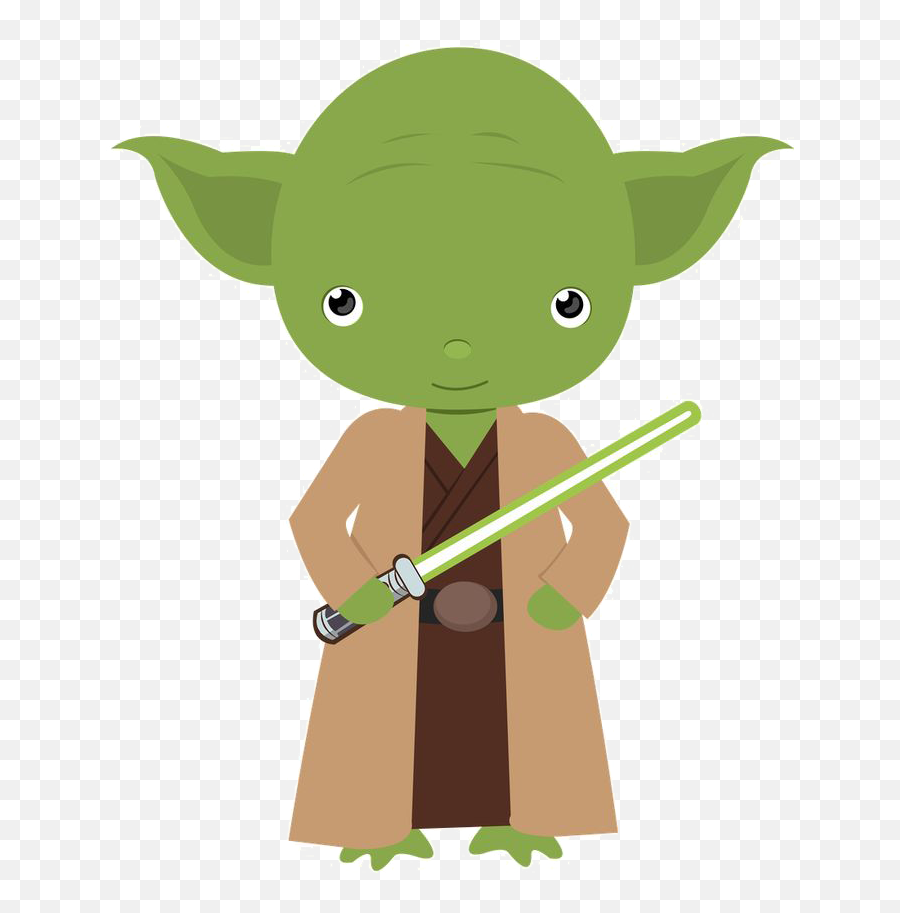 Drawing Yoda Jedi Transparent Png - Star Wars Clipart Emoji,Jedi Emoji