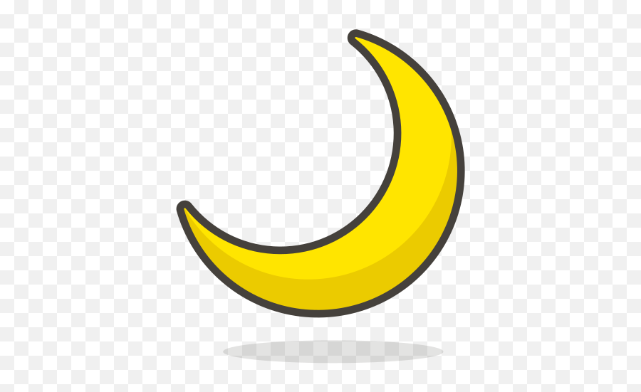 Crescent Moon Free Icon Of 780 Free Vector Emoji - Bulan Sabit Png,Crescent Moon Emoji