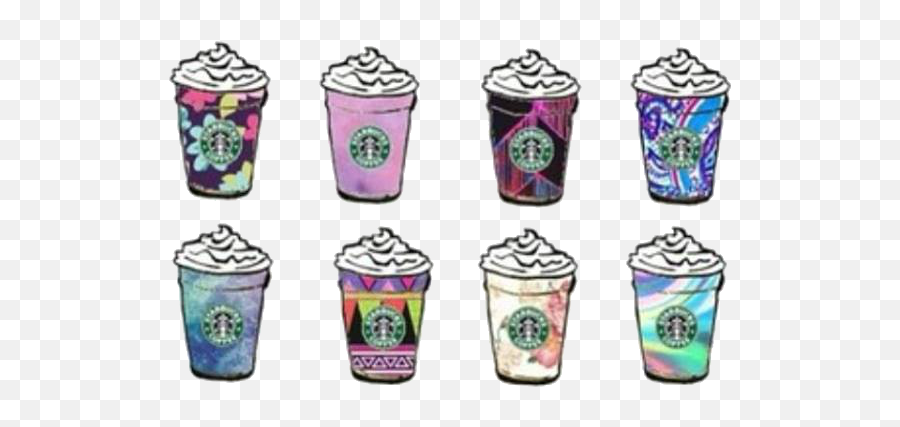 Starbucks Tumblr Clipart - Drawing Of Starbucks Drink Emoji,Starbucks Emojis