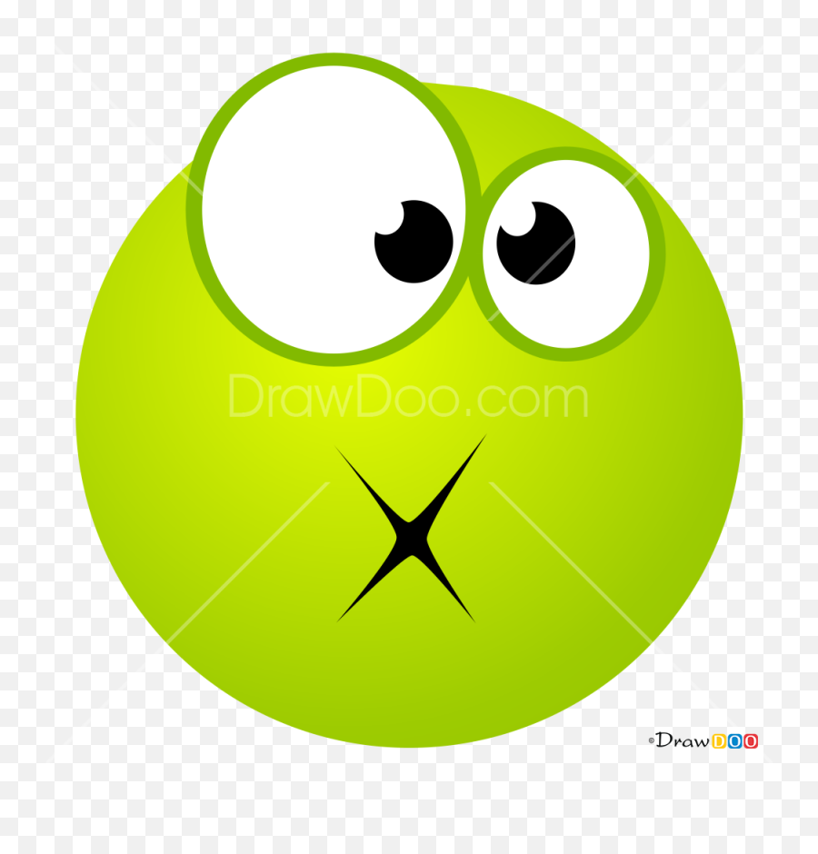 How To Draw Puking Smilies - Circle Emoji,Puking Emoticon