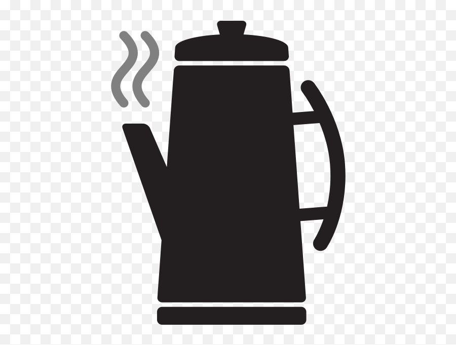Coffee Percolator - Coffee Pot Clipart Black And White Emoji,Heart Emojis Meme