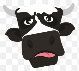 Free Field Grass Vectors - Cow Animated Emoji