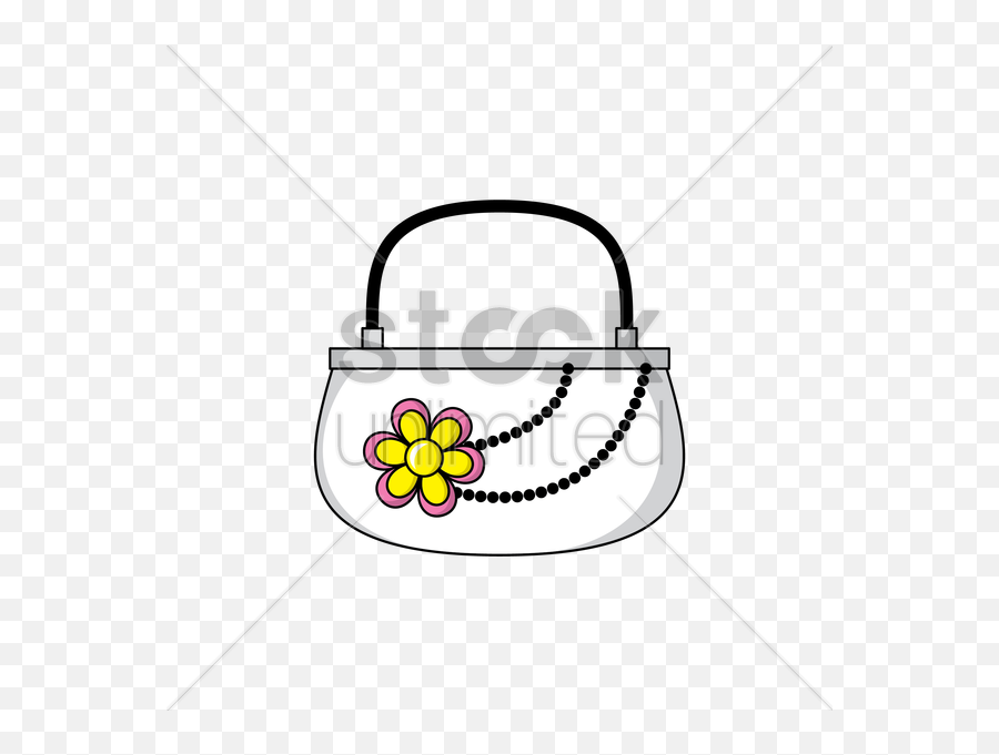 Handbag Vector Image - Handbag Emoji,Shoulder Emoticon