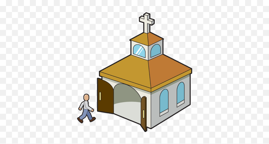 Image Going To Church Church Clip Art Christart Com - Clipartix Go To Church Clipart Emoji,Church Emoji