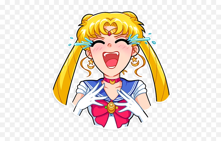 Sailor Moon - Sailor Moon Sticker Whatsapp Emoji,Sailor Moon Emoji
