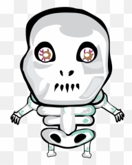 Characters Halloween Skeleton Skull Sprites Emoji