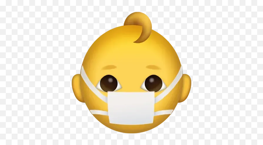 Mask Emoji Whatsapp Stickers - Stickers Cloud Baby Emoji Transparent Background,Emoji Face Masks