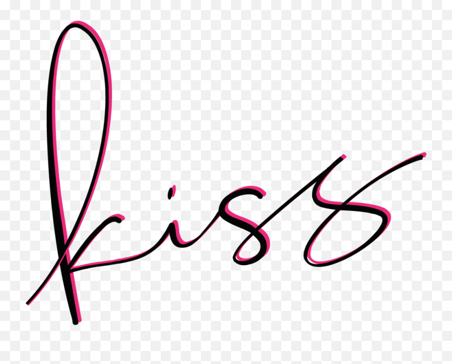 Kiss Macro Aesthetics Clipart - Full Size Clipart 2304642 Calligraphy Emoji,French Kiss Emoji