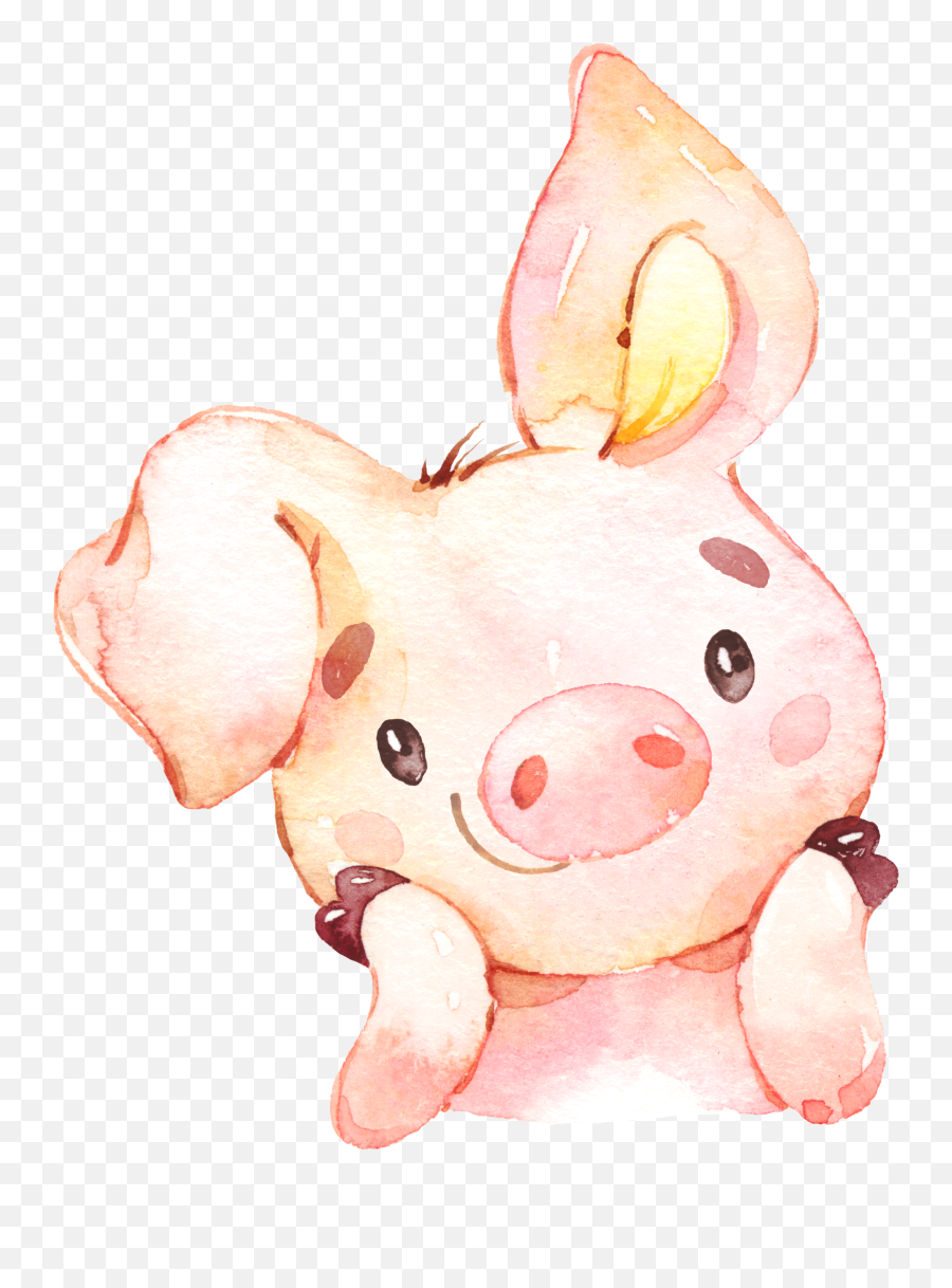 Teacup Pigs Pig Drawing Pig Illustration Pig Art - Baby Shower Pig Emoji,Pig Emoji Png