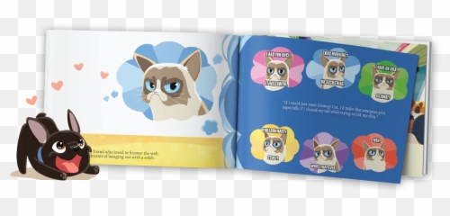 Grumpy Cat Good Morning No Such Thing - Cartoon Emoji
