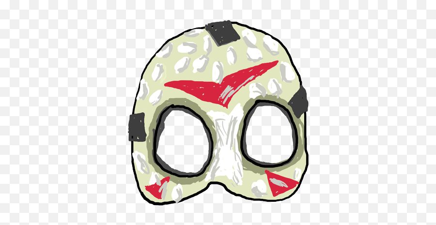 Halloween Sketches Sticker Pack - Goaltender Mask Emoji,Emoji Balaclava