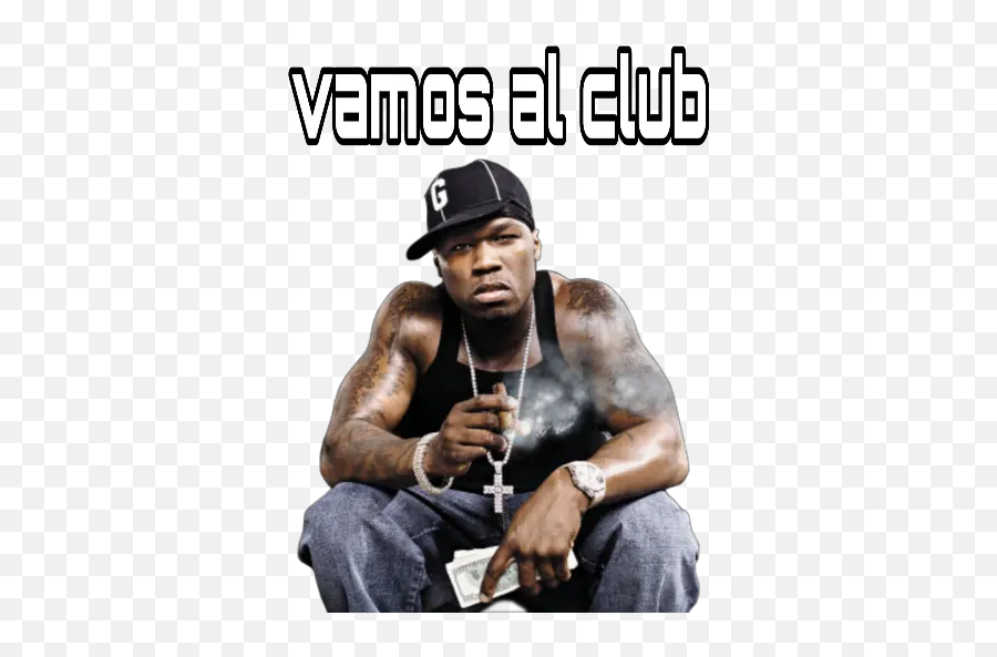 Cantantes De Rap Y Trap Stickers For Whatsapp - 50 Cent Blingee Emoji,Rapper Emoji App