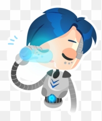Int - Kawaii Cyborgs by Davlet Mametov Illustration Emoji