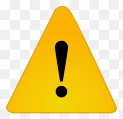 Happy Triangle - Error Icon Yellow Emoji