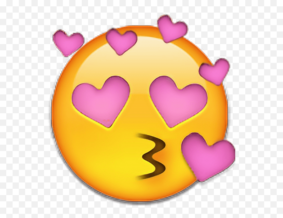 Emoji Heart Pink Edit Kiss Love Sticker - Kisses With Pink Heart Emoji,Kiss Emoji
