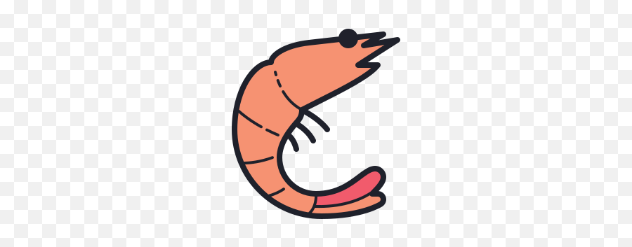 Prawn Icon - Free Download Png And Vector Big Emoji,Shrimp Emoji