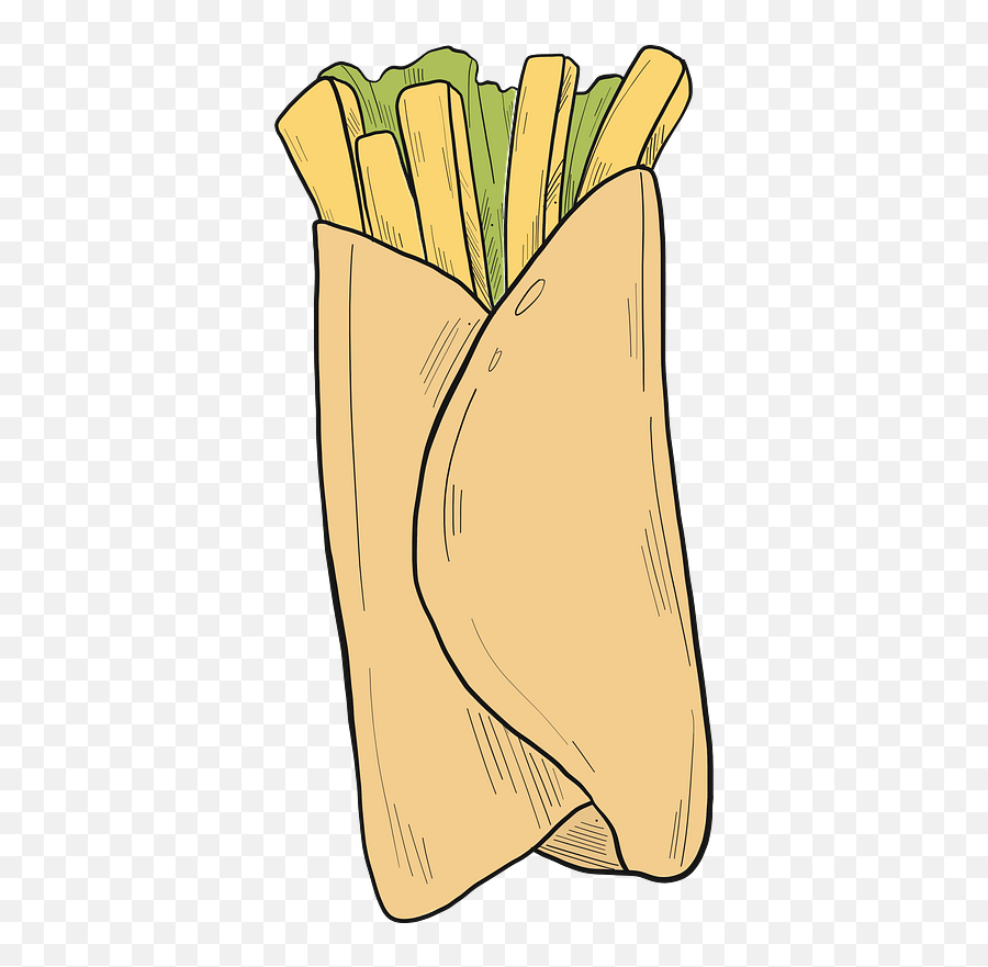 Burrito Clipart - Drawing Emoji,Burrito Emoji