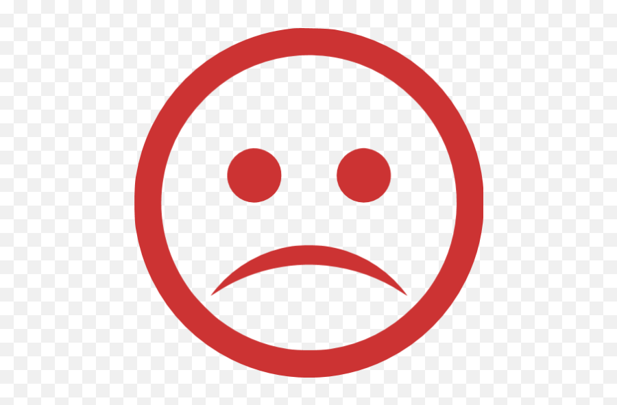 Persian Red Sad Icon - Free Persian Red Emoticon Icons Icon Of Sad Red Emoji,Red Alert Emoji