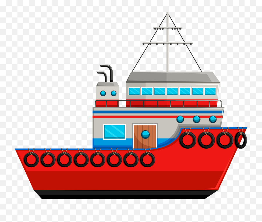 Red Boat Clipart Free Download Transparent Png Creazilla - Water Transport Images Free Download Emoji,Pirate Ship Emoji