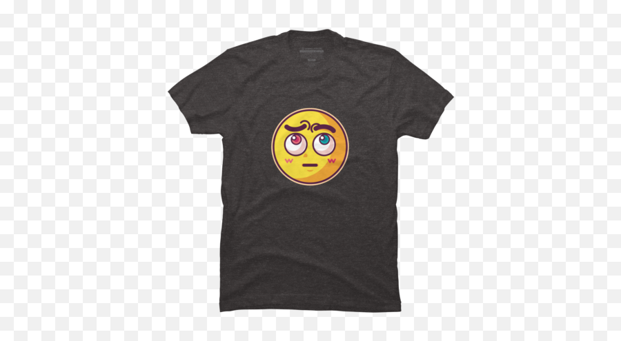 New Geek T - Shirts Tanks And Hoodies Design By Humans Tahirt Design Anime Emoji,Rolling Eyes Emoticon