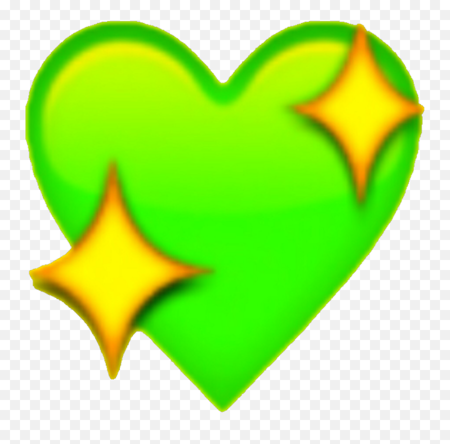 Download Shiny Heart Emoji Png - Emoji De Corazon Con Brillos,Shiny Emoji
