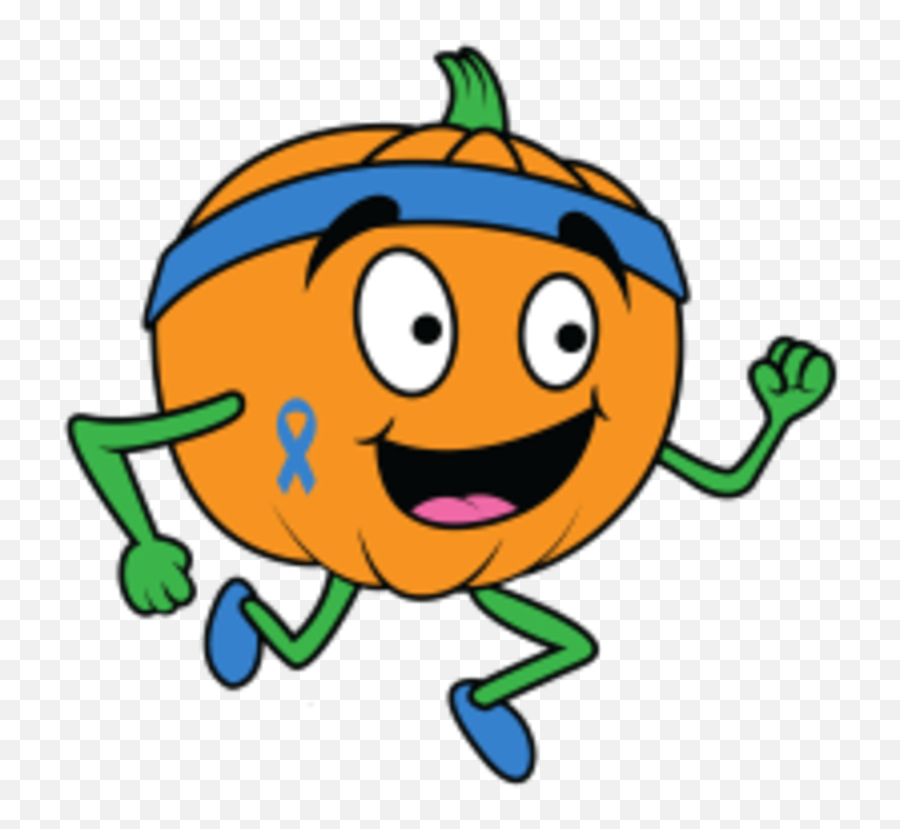 Pumpkin Fun Run - Happy Emoji,Sly Emoticon