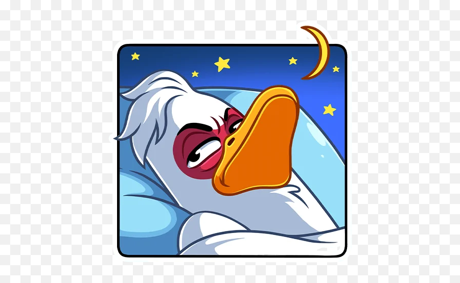 Telegram Sticker 34 From Collection - Waterfowl Emoji,Pelican Emoji