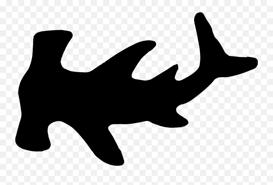 Clipart Hammer Shark Clipart Hammer Shark Transparent Free - Printable Hammerhead Shark Template Emoji,Shark Fin Emoji