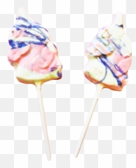 Unicorn Imprint Chocolate Lollipops - Ice Cream Emoji,Emoji Lollipops