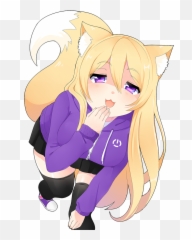 Smug Anime Girl Twitter Icon - Cartoon Emoji