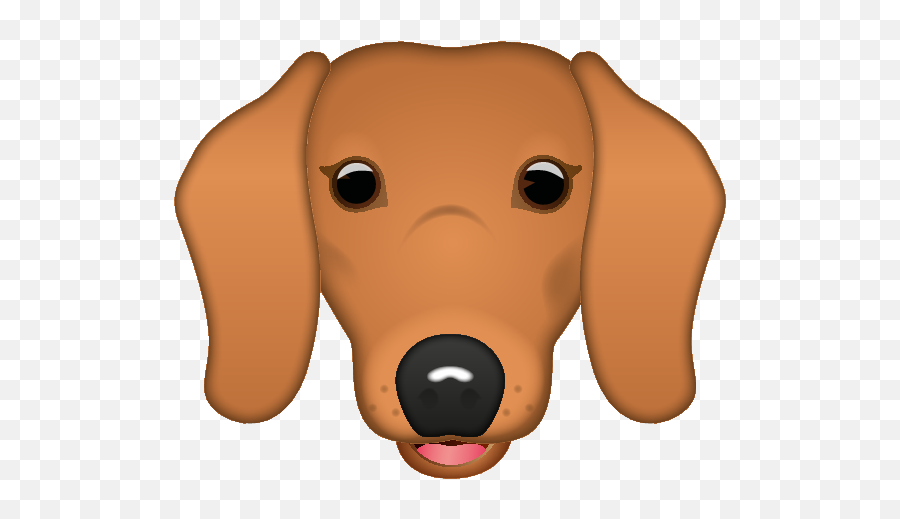 Emoji - Dachshund,Wiener Dog Emoji
