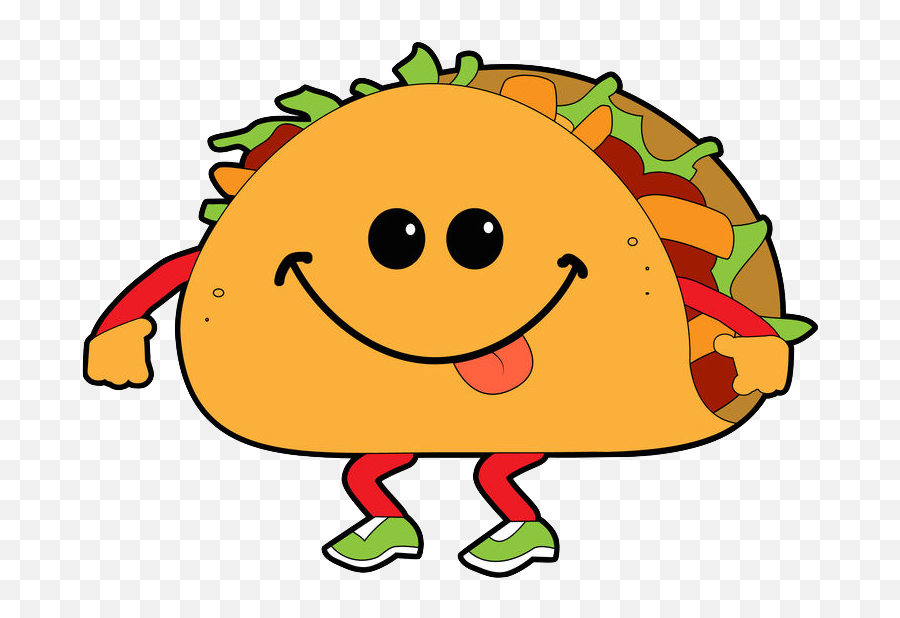 Walking Tacos - Taco Clipart Emoji,Taco Emoticon