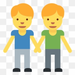 Twemoji2 1f46c - Two Men Holding Hands Emoji