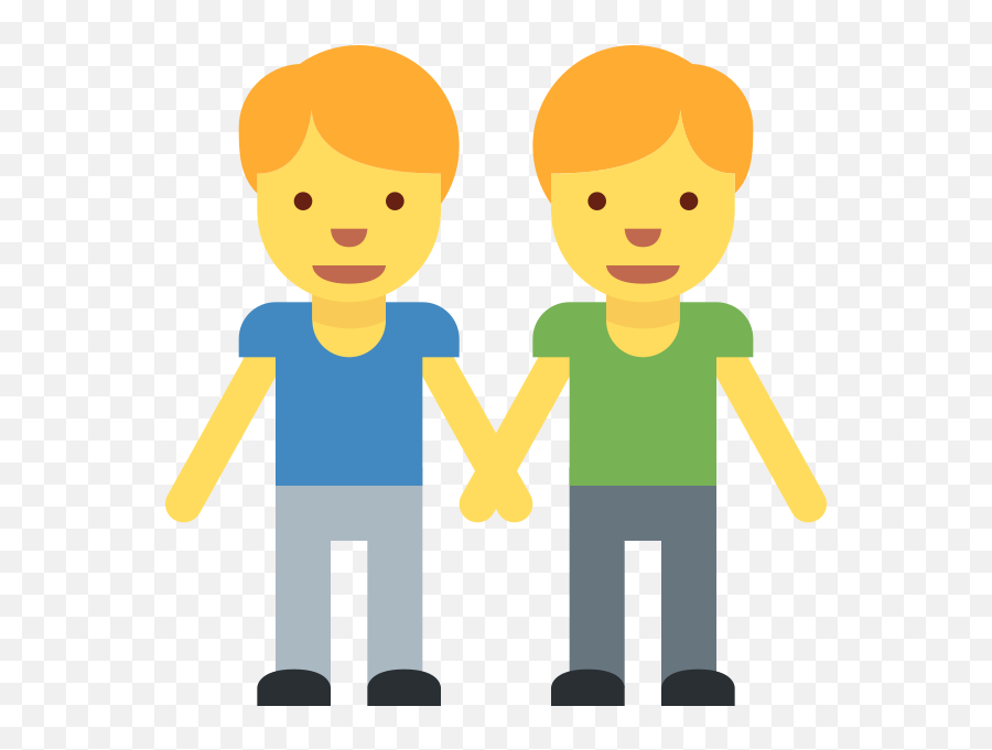 Twemoji2 1f46c - Two Men Holding Hands Emoji,Emoji Tank Tops