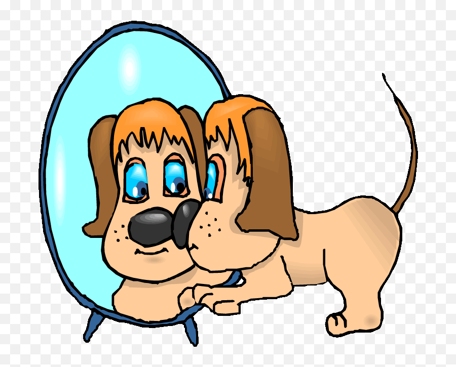 Library Of Dog Ears Png Transparent Png - Mirror Reflection Clipart Emoji,Barking Dog Emoji