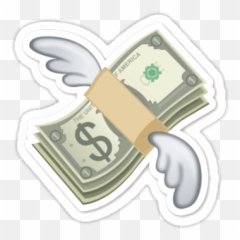 Download Flying Money Emoji - Png