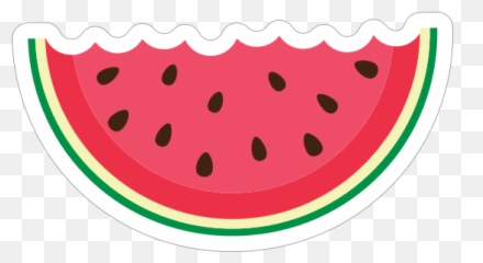 Half Eaten Watermelon Slice - Watermelon Emoji,Cucumber Emoji