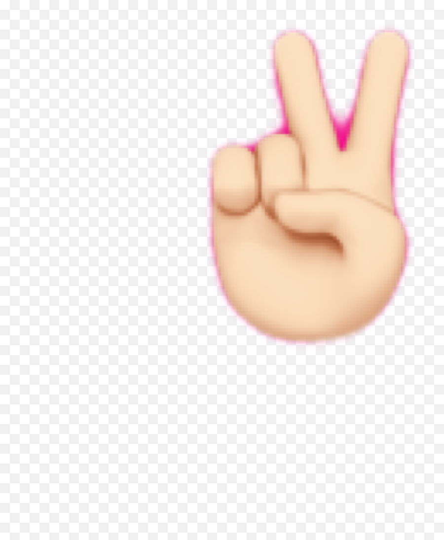 Emoji Peace Allright Good Freetoedit - Sign Language,Peace Hand Emoji