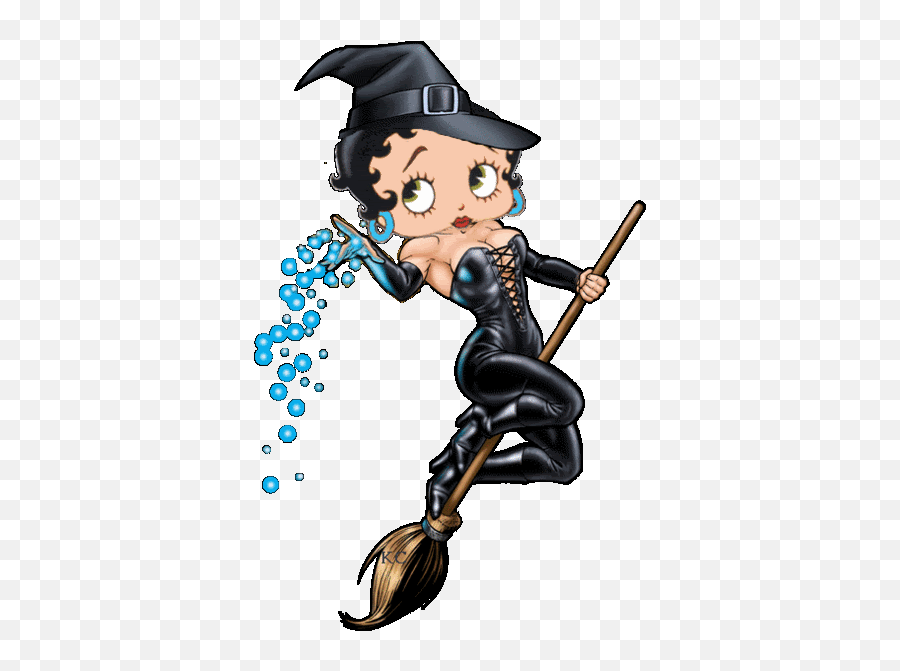 Betty Boop As A Witch Betty Boop Imagenes Animadas - Betty Boop Halloween Emoji,Flamenca Emoji